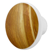 Pijnhout II Faux Wooden Texture Keramische Knop (Rechts)