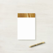 Pijnhout II Faux Wooden Texture Post-it® Notes (Op bureau)