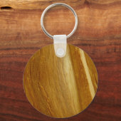 Pijnhout II Faux Wooden Texture Sleutelhanger (Achterkant)