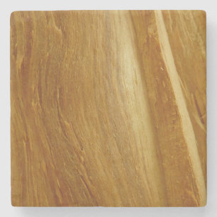 Pijnhout II Faux Wooden Texture Stenen Onderzetter