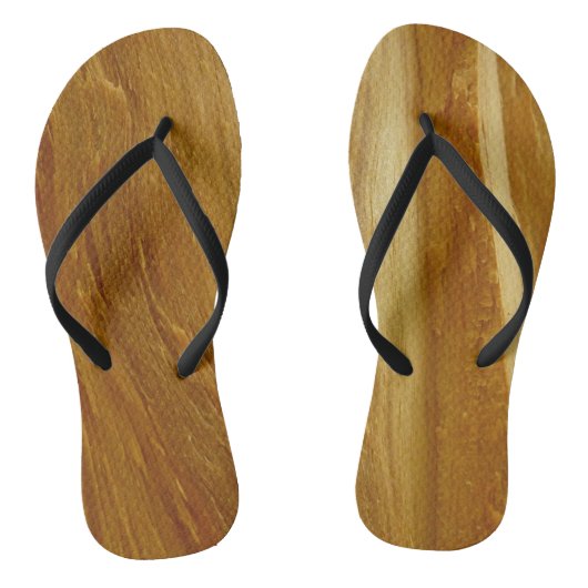 Pijnhout II Faux Wooden Texture Teenslippers (Voetbed)