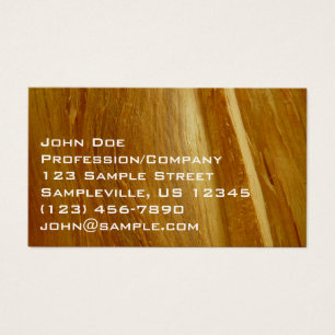 Pijnhout II Faux Wooden Texture Visitekaartje