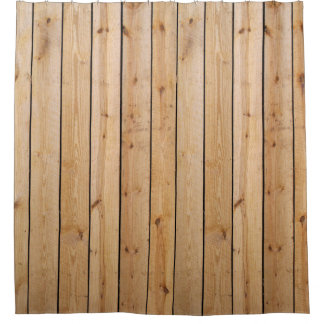 Pijnhouten planken douchegordijn