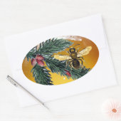 PIJNKANCHES EN HONIJNBEDRIJVEN / RUNDEREN OVALE STICKER (Envelop)