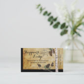 Pijnkegel en getextureerde boomvorm Visitekaartjes (Staand voorkant)