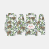 Pijnkegel Merry kerstfloral Bedankdoosjes (Uitgevouwen)