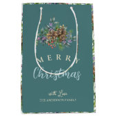 Pijnkegel Merry kerstfloral Medium Cadeauzakje (Voorkant)