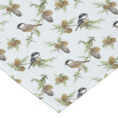 Pijnkegels en kerstpatronen voor vogels korte tafelloper (Hoek)