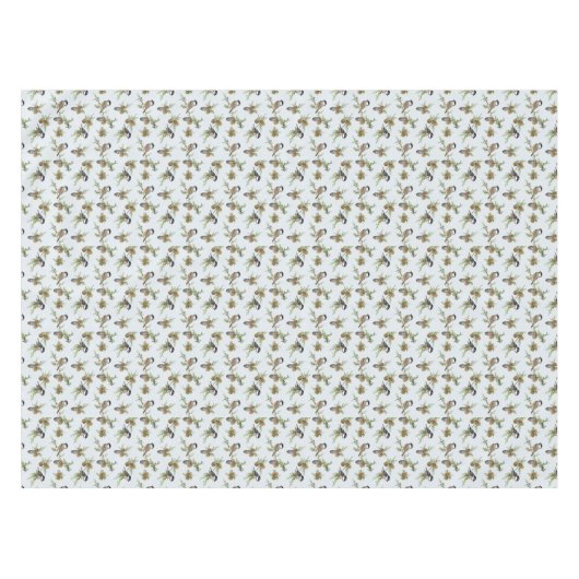 Pijnkegels en kerstpatronen voor vogels tafelkleed (Voorkant (Horizontaal))