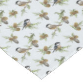 Pijnkegels en kerstpatronen voor vogels tafelkleed (Gekanteld)