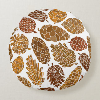 Pijnkegels patroon illustratie. rond kussen