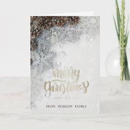 Pijnkegels, Snowflakes Holiday Kaart