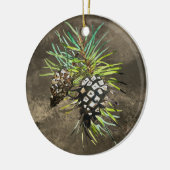 pijnkegeltje keramisch ornament (Links)