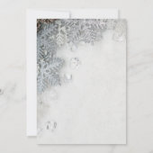 Pijnkeien, Snowflakes Verloving Kaart (Achterkant)