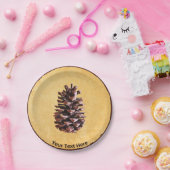 Pijnkloon op  papier papieren bordje (Feest)