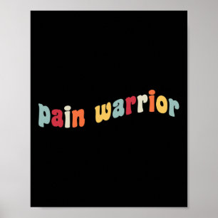 Pijnkrijger Craps Awareness Month Crohn's Chronic Poster