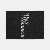 Pijnkrijger CRPS Awareness Month RSD Chronische Il Fleece Deken (Voorkant (Horizontaal))