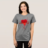 Pijnlijk van Jou Tri-Blend Shirt (Voorkant volledig)