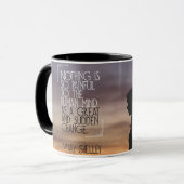 Pijnlijk voor de menselijke geest mok (Voorkant links)