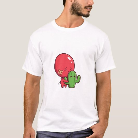 Pijnlijke cactushug t-shirt (Voorkant)