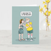 Pijnlijke Funny 70th Birthday Kaart (Gele Bloem)