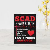 Pijnlijke hartaanval Spontane kransslagaderaandoen Kaart (Gele Bloem)