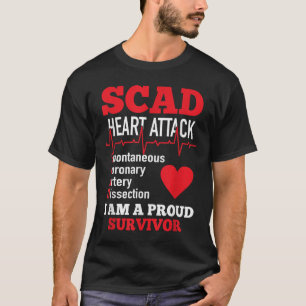 Pijnlijke hartaanval Spontane kransslagaderaandoen T-shirt