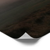 Pijnlijke herfstzonsopgang poster (Hoek)