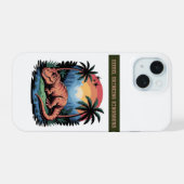 Pijnlijke hoofd iPhone 15 case (Achterkant horizontaal)