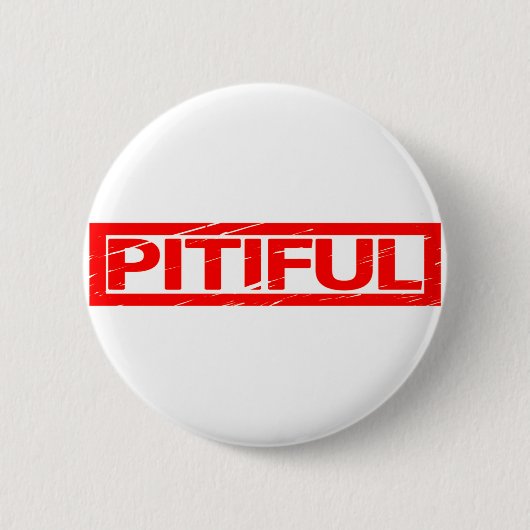 Pijnlijke stempel ronde button 5,7 cm (Voorkant)