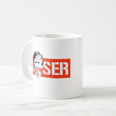 PIJNLIJKE VERLIEZER TRUMP KOFFIEMOK (Voorkant links)