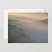 Pijnlijke zonsopgang mist briefkaart (Voorkant / Achterkant)