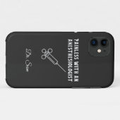 Pijnloos met een anesthesioloog, anesthesiologie Case-Mate iPhone case (Achterkant (horizontaal))