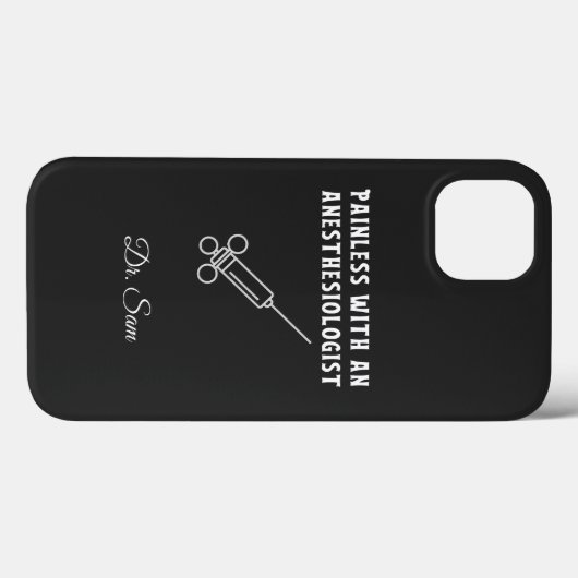 Pijnloos met een anesthesioloog, anesthesiologie Case-Mate iPhone case (Achterkant (horizontaal))