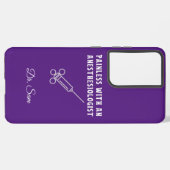 Pijnloos met een anesthesioloog, anesthesiologie samsung galaxy hoesje (Achterkant horizontaal)