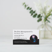 Pijnmanagement Medische Kantoor Visitekaartje (Staand voorkant)