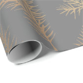 PIJNNAALDEN GRIJS EN GEEL WRAPPINGSPAPIER CADEAUPAPIER (Rol Hoek)