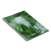 Pijnnaalden in sneeuw- en ijswinter notitieboek (Rechterzijde)