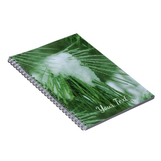 Pijnnaalden in sneeuw- en ijswinter notitieboek (Rechterzijde)