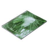 Pijnnaalden in sneeuw- en ijswinter notitieboek (Linkerzijde)