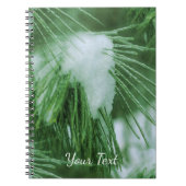 Pijnnaalden in sneeuw- en ijswinter notitieboek (Voorkant)