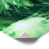 Pijnnaalden in sneeuw- en ijswinter poster (Hoek)