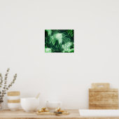 Pijnnaalden in sneeuw- en ijswinter poster (Keuken)