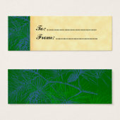 Pijnpatroon aangepast cadeau Label Mini Visitekaartjes (Voorkant /achterkant)