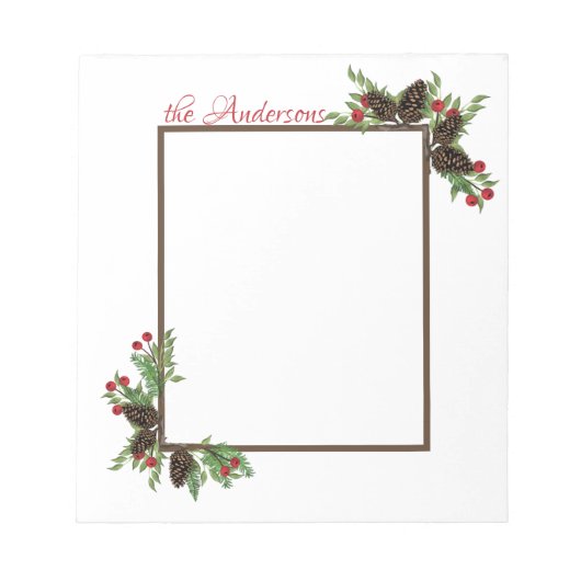 Pijnpitten en aanslagsnoer notitieblok (Voorkant)