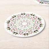 Pijnpitten en bessenpapier onderzetter (Gebogen)