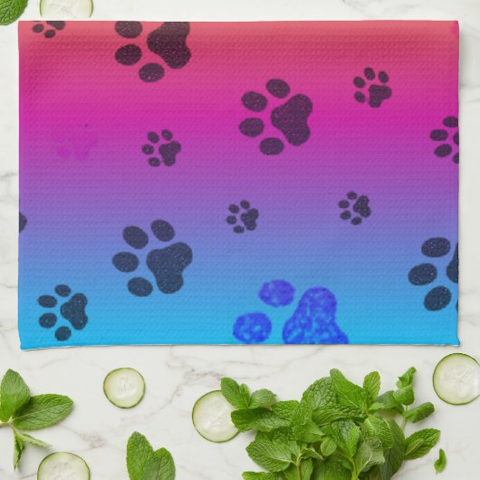 PIJNPRINTS/MULTI COLORED KITCHEN HAND TOWEL! THEEDOEK (Gevouwen)