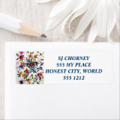 PIJNPRINTS WATEREN KAN ADRESETIKETTEN TERUGGEVEN ETIKET (Insitu)