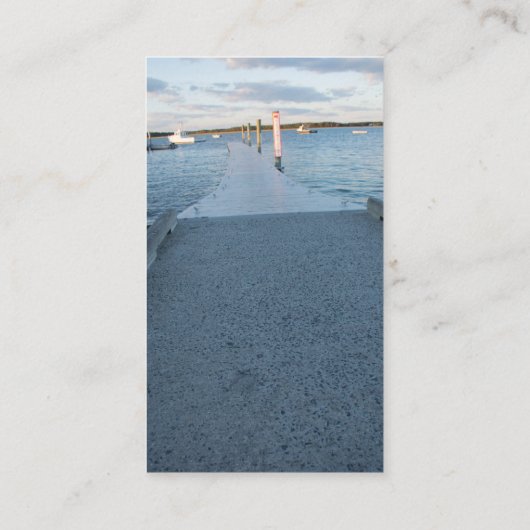 PIJNPUNTEN DOCK BUSINESS CARD TEMPLATE VISITEKAARTJE (Achterkant)