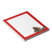 Pijnranden (achtergrondkleur en tekst toevoegen) notitieblok (Schuin)